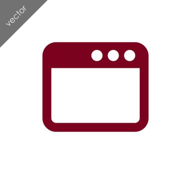 tarayıcı düz simgesi