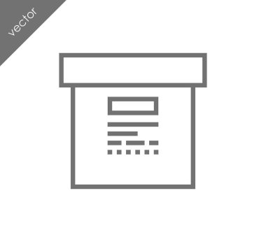 Arşiv kutusu simgesi