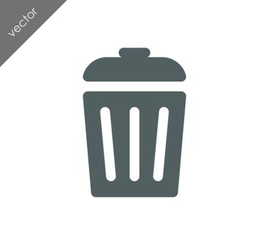 çöp kutusu simgesini