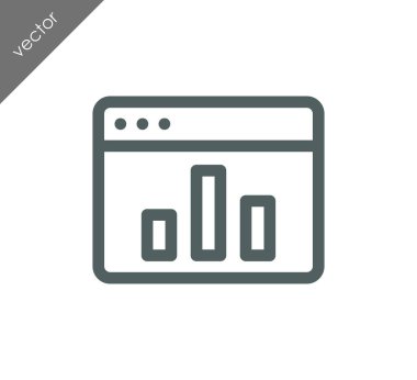 tarayıcı düz simgesi