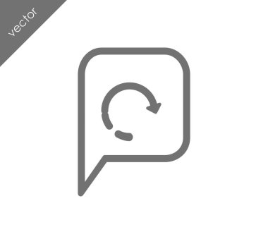 Sohbet simgesi tasarım