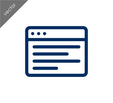 tarayıcı düz simgesi