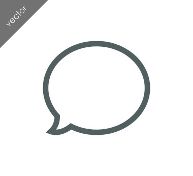 Düşünce balonu simgesinin