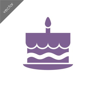doğum günü pastası simgesi