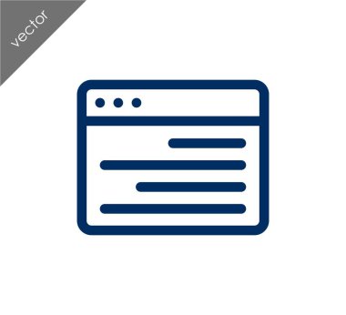 tarayıcı düz simgesi