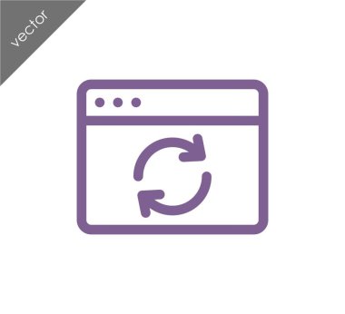 Yeniden yükle web sayfası simgesi 