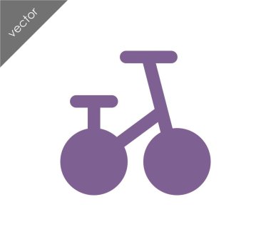 Bisiklet basit simgesi