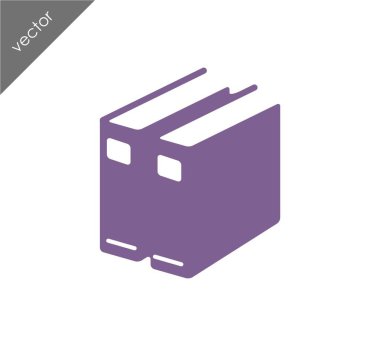 Kitap Düz Simgesi