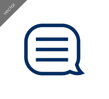 Metin balonu simgesinin