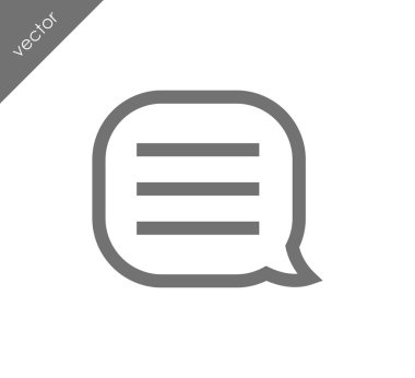 Metin balonu simgesinin