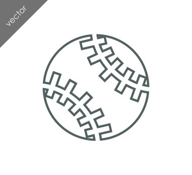 Beyzbol simgesi, illüstrasyon 