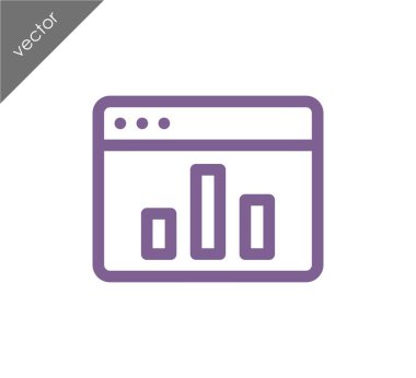 tarayıcı düz simgesi