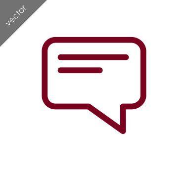 Metin balonu simgesinin