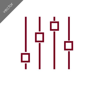 Ayarlama düzeyleri simgesini