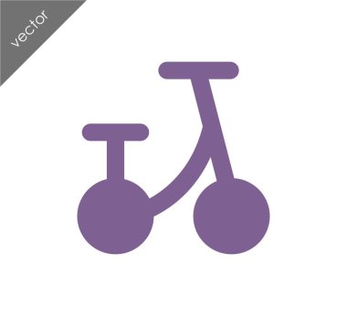 Bisiklet basit simgesi
