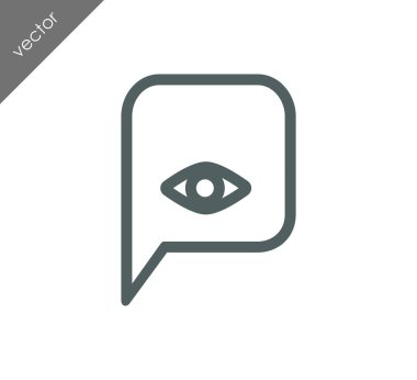 Sohbet simgesi tasarım