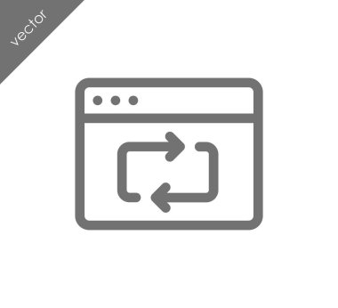 Yeniden yükle web sayfası simgesi 