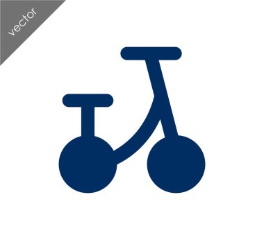 Bisiklet basit simgesi