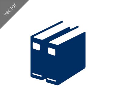 Kitap Düz Simgesi