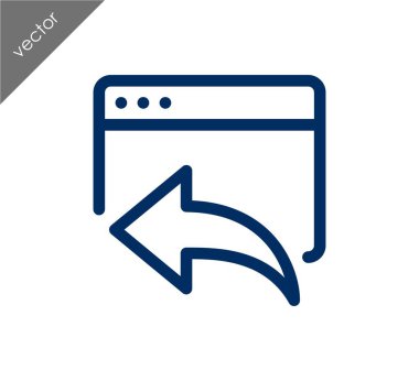 Web sitesi simge geri dön