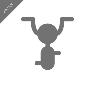 Bisiklet basit simgesi