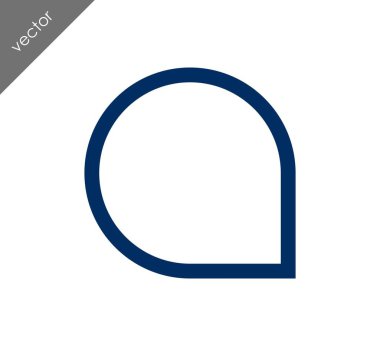 Düşünce balonu simgesinin