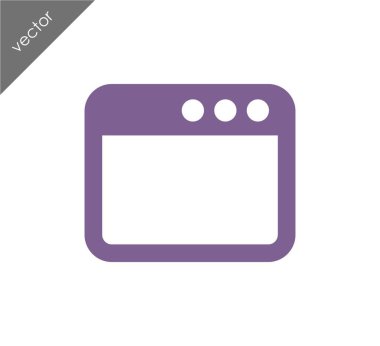 tarayıcı düz simgesi