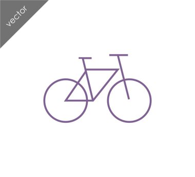 Bisiklet basit simgesi