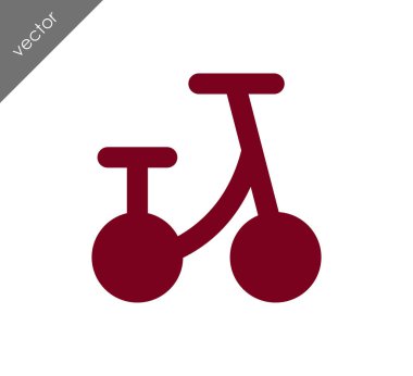 Bisiklet basit simgesi