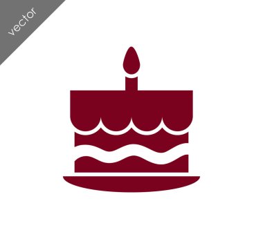 doğum günü pastası simgesi
