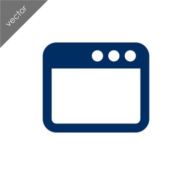 tarayıcı düz simgesi