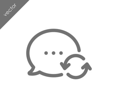 Sohbet simgesi tasarım