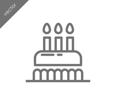 doğum günü pastası simgesi