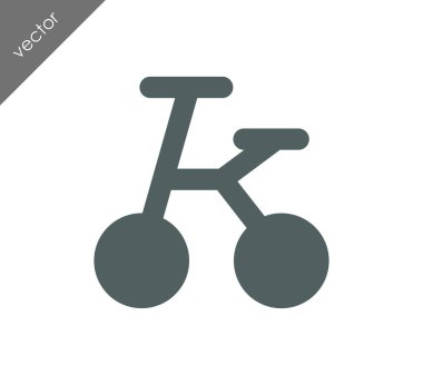 Bisiklet basit simgesi