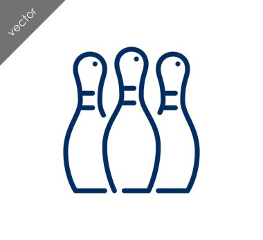 Bowling skittles simgesi