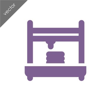 3D yazıcı simgesini