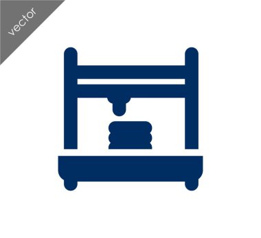 3D yazıcı simgesini