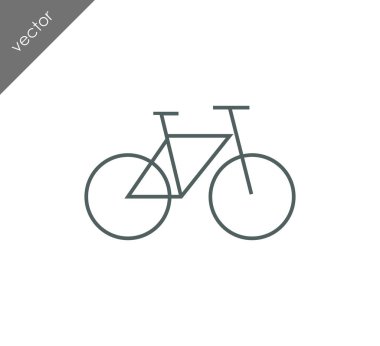 Bisiklet basit simgesi