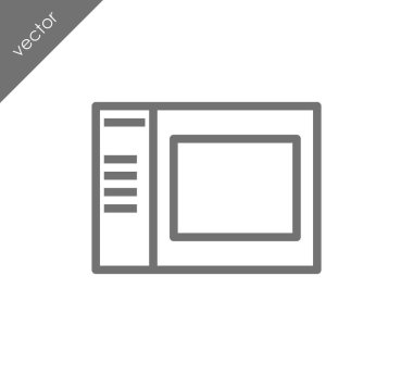 tarayıcı düz simgesi