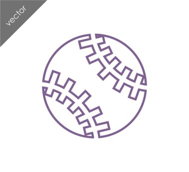 Beyzbol simgesi, illüstrasyon 