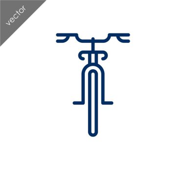 Bisiklet basit simgesi