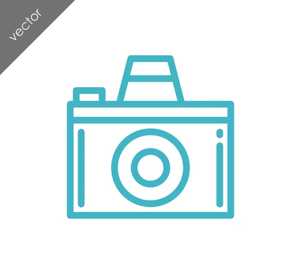 Foto camera pictogram — Stockvector