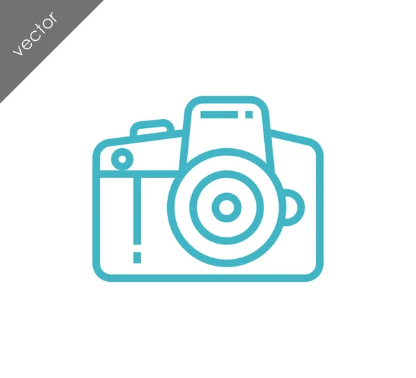 Foto camera pictogram — Stockvector