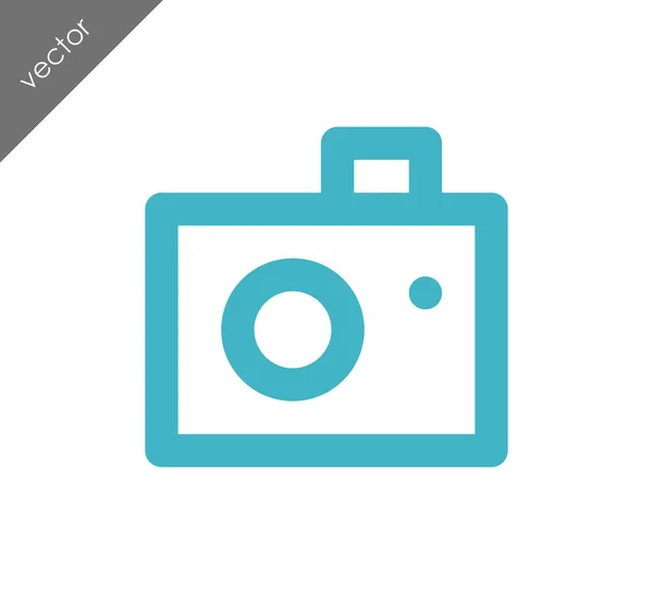 Foto camera pictogram — Stockvector