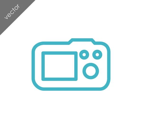 Foto camera pictogram — Stockvector