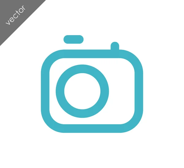 Foto camera pictogram — Stockvector