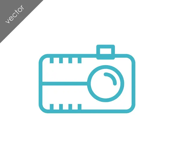 Foto camera pictogram — Stockvector