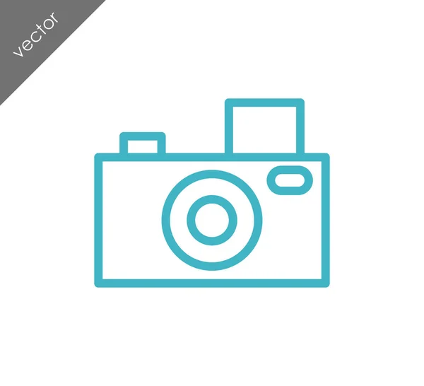 Foto camera pictogram — Stockvector