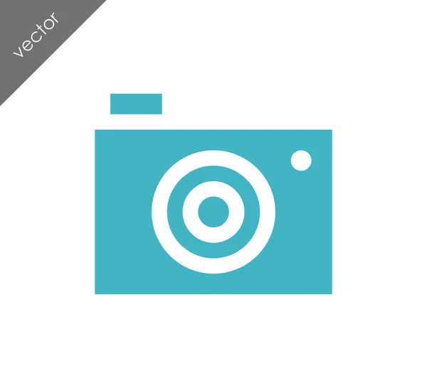 Иконка фотокамеры — стоковый вектор