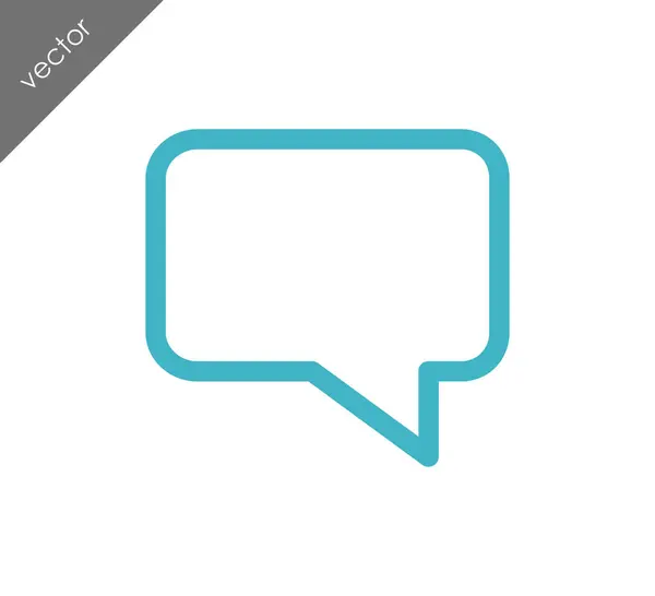 Internetes chat ikonja — Stock Vector